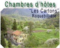 Les Cartons - Chambre d'hôtes - Roquebillière - vallée de la Vésubie - 06 Alpes Maritimes
